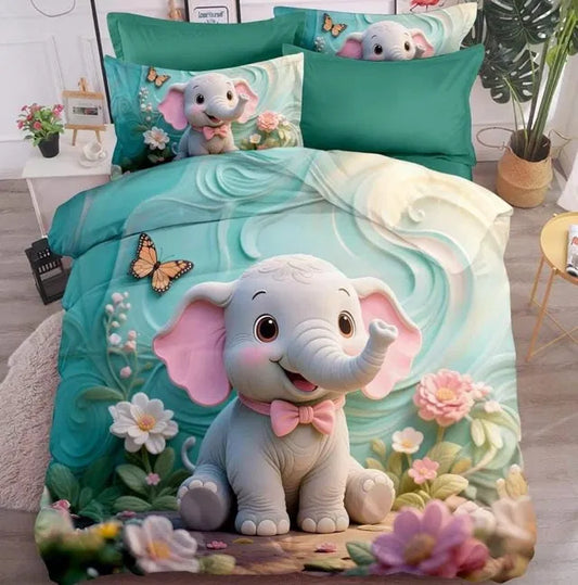 Premium 11D Microfiber King Size Bedsheet 110x110 with 2 Pillow Covers